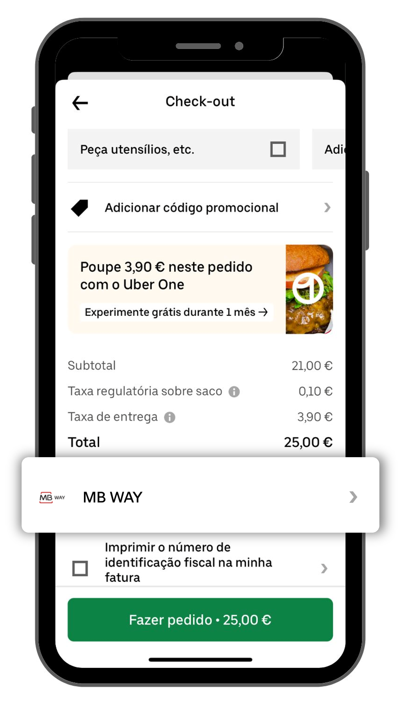 Uber Eats - MB WAY